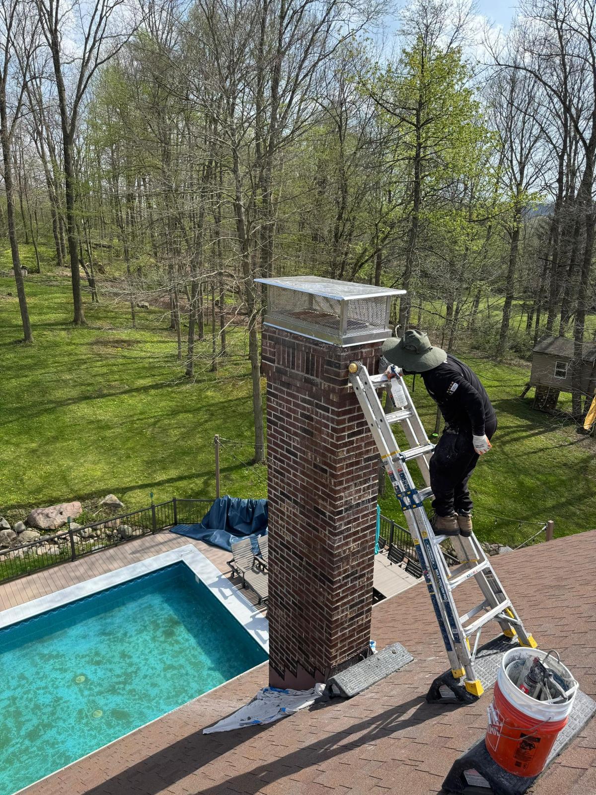On-Site Sweep & Inspect — ChimCrew project in Westerville, OH