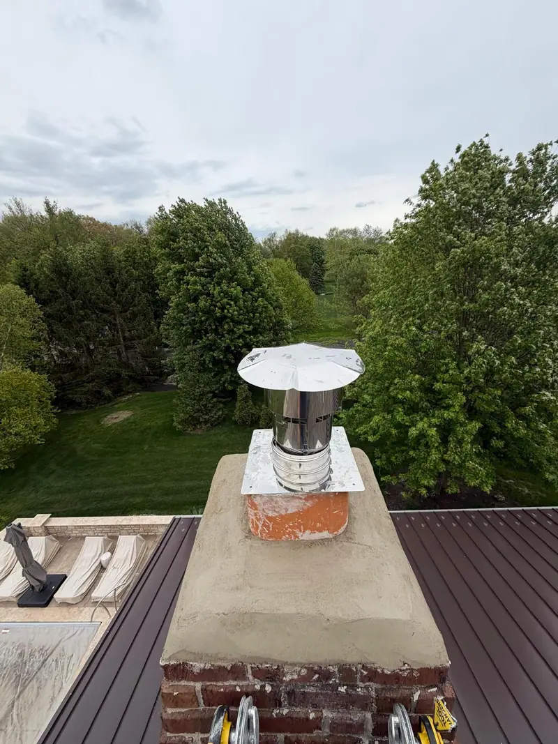 Crown Rebuild — Chimcrew - Chimney Sweep & Repair project in Dayton, OH