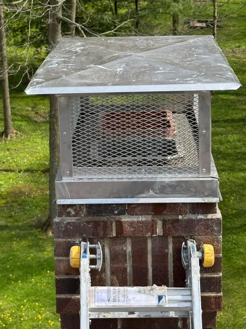 Finished Cap Install — Chimcrew - Chimney Sweep & Repair project in New Albany, OH