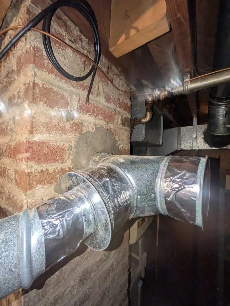 Stainless Liner Install — Chimcrew - Chimney Sweep & Repair project in Dayton, OH